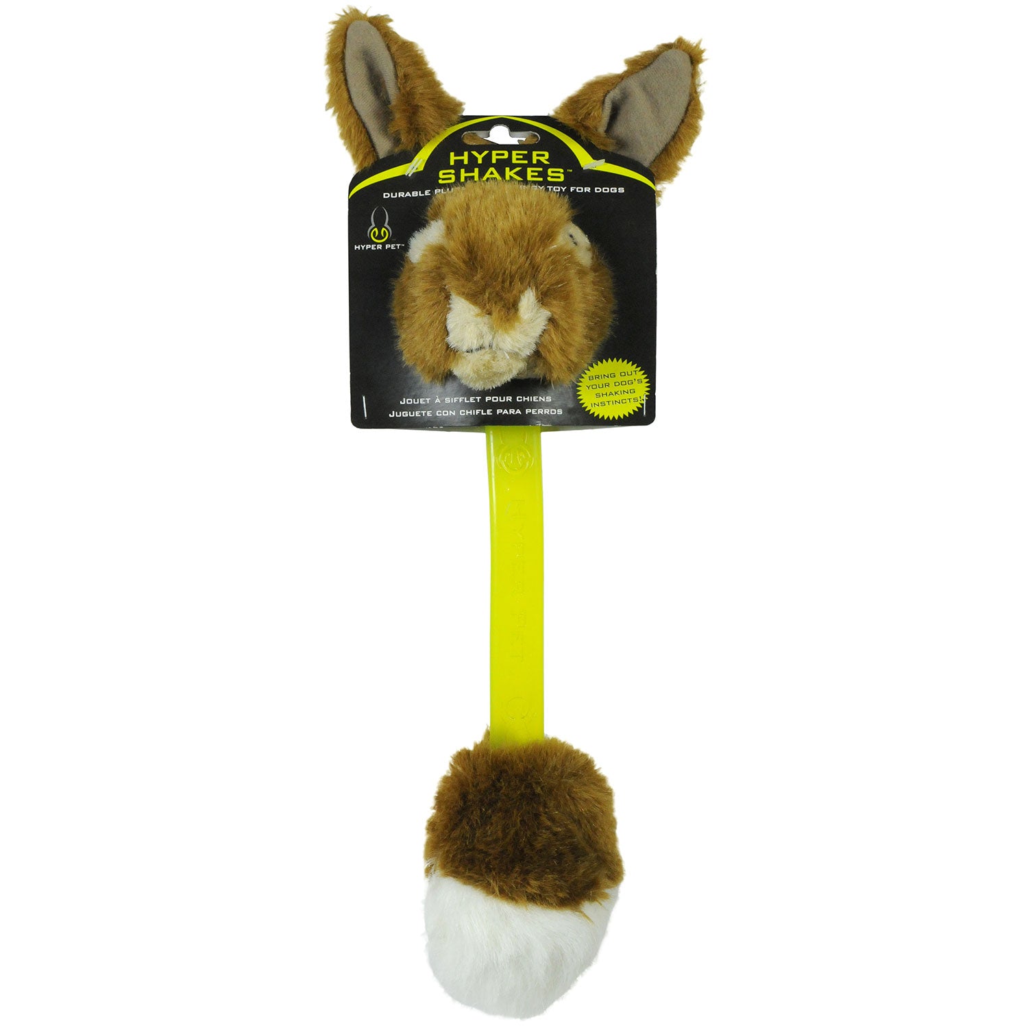 Hyper Pet Hyp49216 Hyper Shakes Rabbit Dog Toy