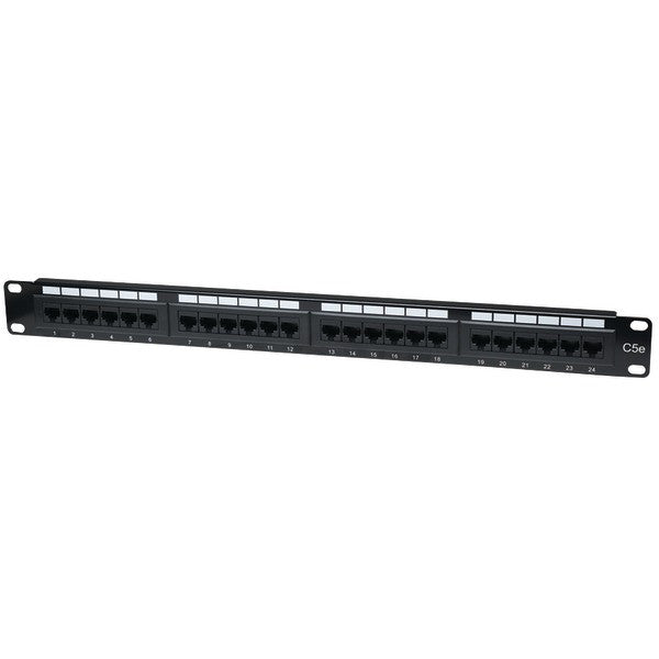 Intellinet Network Solutions 513555 Cat-5e Utp Patch Panel, 24 Port, 1u