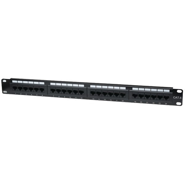 Intellinet Network Solutions 520959 Cat-6 Utp Patch Panel, 24 Port, 1u