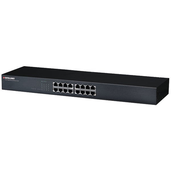 Intellinet Network Solutions 524148 Gigabit Rack-mount Ethernet Switch (16 Port)