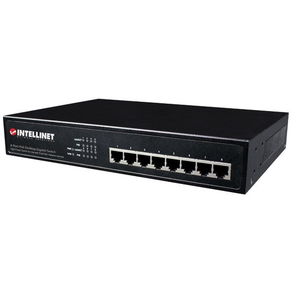 Intellinet Network Solutions 560641 8-port Poe+ Desktop Gigabit Switch