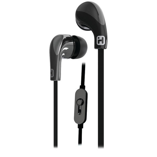 Ihome Ib26bc Noise-isolating Earbuds With Microphone (black)