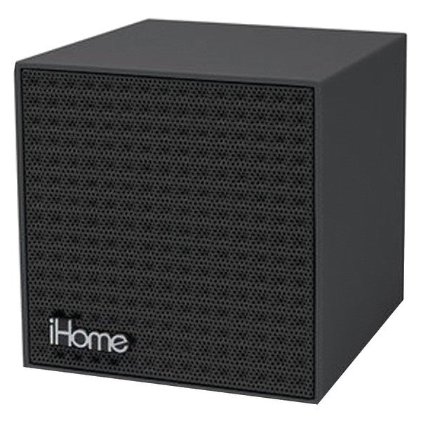 Ihome Ibt16bbc Rubberized Bluetooth Mini Speaker Cube With Rechargeable Battery