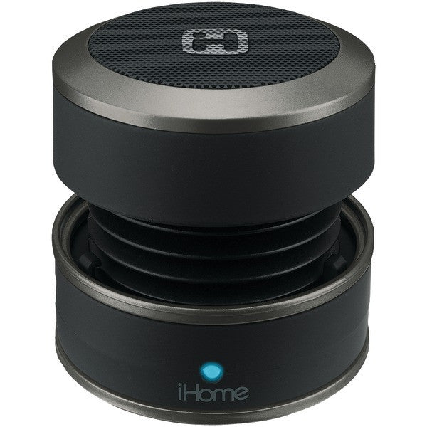 Ihome Ibt60bx Bluetooth Rechargeable Mini Speaker System With Rubberized Finish