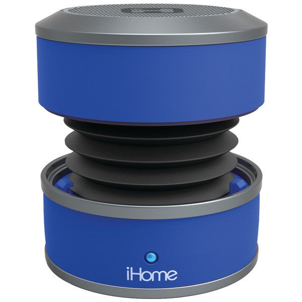 Ihome Ibt60ly Bluetooth Rechargeable Mini Speaker System In Rubberized Finish