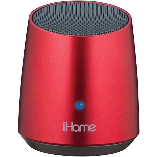 Ihome Ibt69rc Bluetooth Rechargeable Mini Speaker (red)