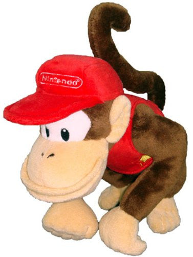 Nintendo Official Super Mario Diddy Kong Plush, 6"