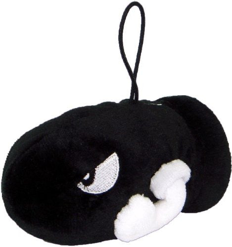 Nintendo Official Nintendo Official Super Mario Bullet Bill Plush, 4"