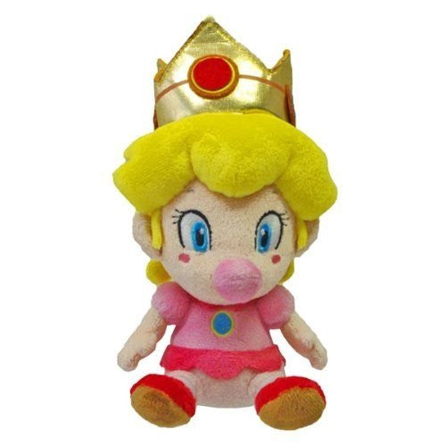 Nintendo Official Super Mario Plush Baby Peach, 5-inch
