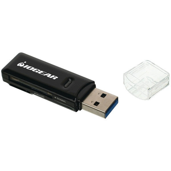 Iogear Gfr305sd Compact Usb 3.0 Sdxc Card/microsdxc Card Reader/writer