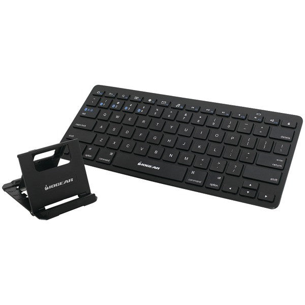 Iogear Gkb632b Slim Multi-link Bluetooth Keyboard With Stand