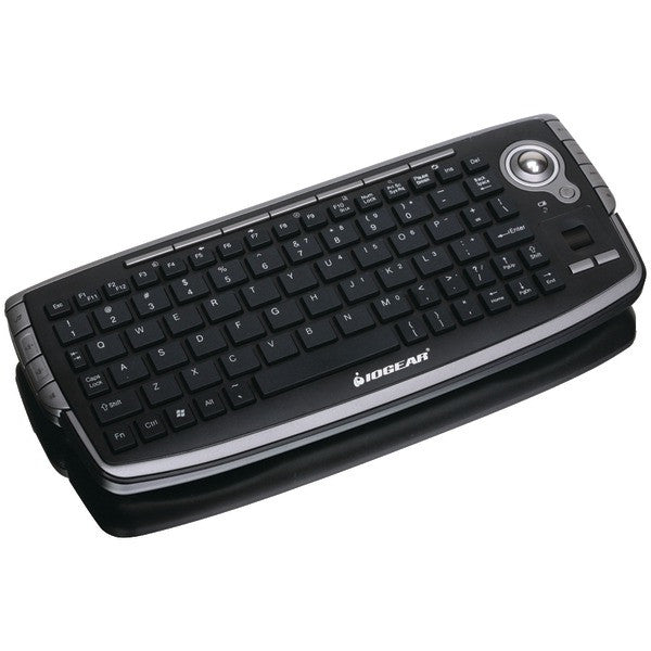 Iogear Gkm681r 2.4ghz Wireless Compact Usb Keyboard With Optical Trackball & Scroll Wheel