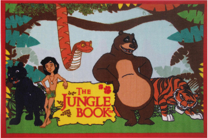 Fun Rugs Jb-61 3958 Jungle Book Collection The Jungle Book Multi-color - 39 X 58 In.