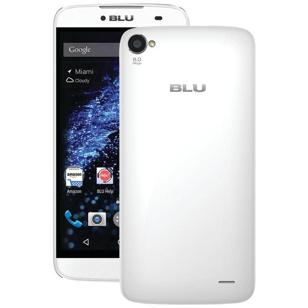 Blu Products D950uwh Dash X Plus Unlocked Smartphone (white)