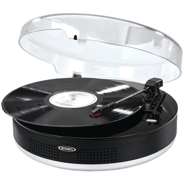 Jensen Jta-455 Bluetooth 3-speed Stereo Turntable With Metal Tone Arm