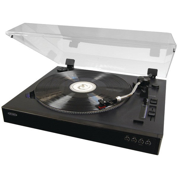 Jensen Jta-470 Professional 3-speed Stereo Turntable With Speed Adjustment