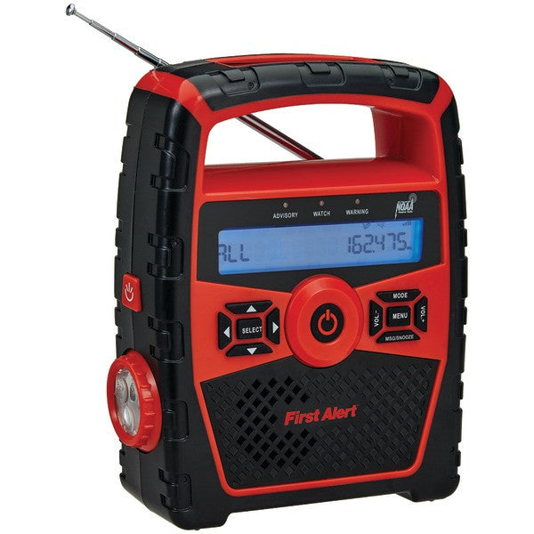 First Alert Sfa1180 Portable Am/fm Weather Radio With Alarm Clock