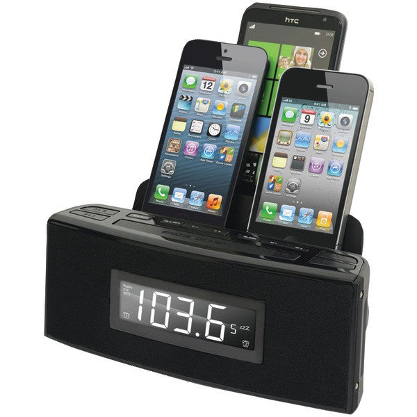 Dök Cr18 3-port Smartphone Charger With Speaker & Alarm Clock