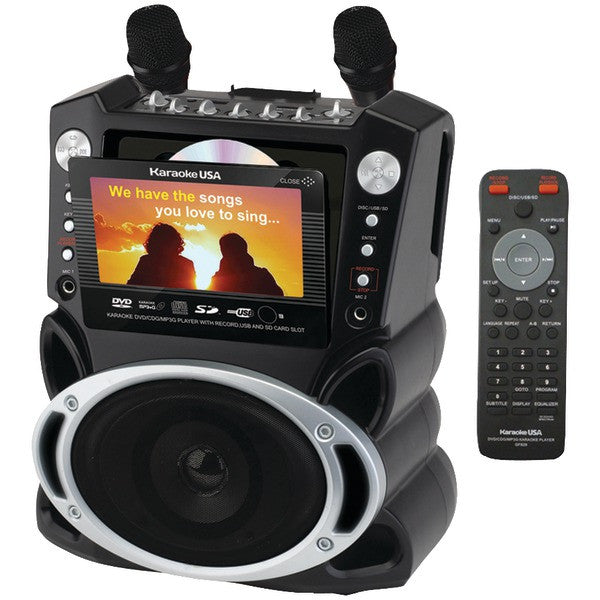 Karaoke Usa Gf829 Dvd/cd+g/mp3+g Karaoke System With 7" Tft Color Screen