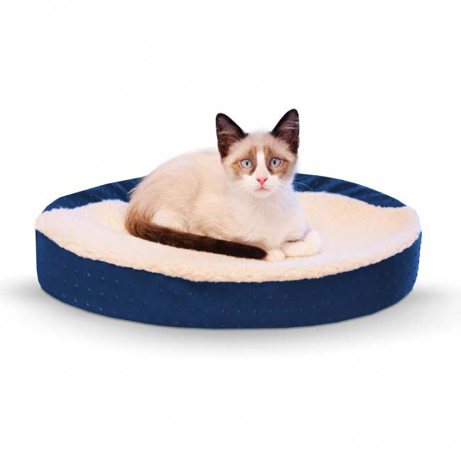 K&h Pet Products Kh7425 Ultra Memory Foam Oval Pet Cuddle Nest