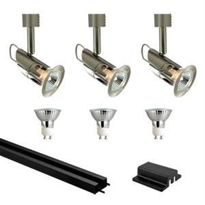 Jesco Kit-3hhv127scbk 3-light 4 Ft Track Lighting Kit