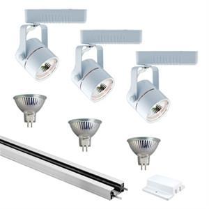 Jesco Kit-3hlv109whwh 3-light 4 Ft Track Lighting Kit