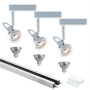 Jesco Kit-3hlv143whwh 3-light 4 Ft Track Lighting Kit