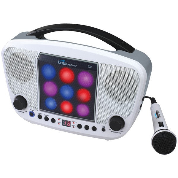 Karaoke Usa Kn103 Cd Sing-a-long Karaoke With Led Light Show