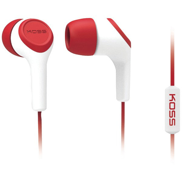 Koss 187254 Keb15i In-ear Earbuds With Microphone (red)