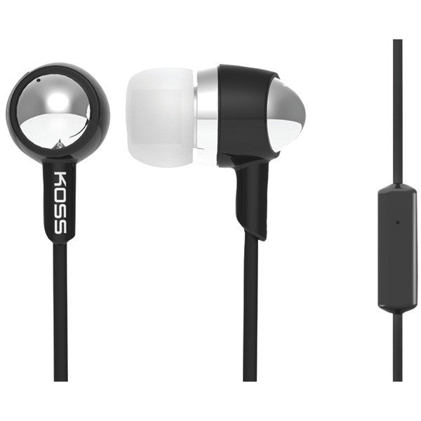 Koss 183822 Keb30 Passive Noise-isolating In-ear Earbuds With Microphone (black)