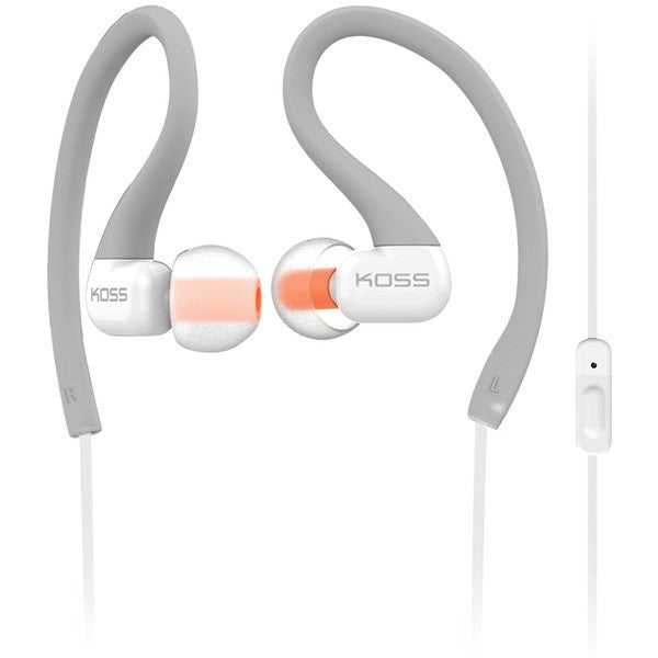 Koss 189262 Ksc32i Fitclips Earbuds With Microphone (gray)