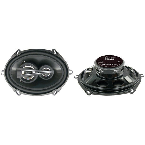 Lanzar Car Audio Mx573 Max Series 3-way Triaxial Speakers (5" X 7", 440 Watts)