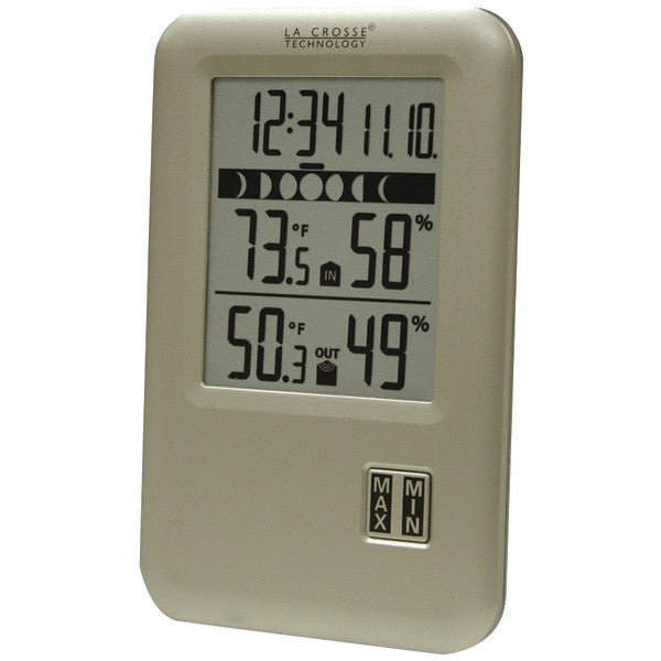 La Crosse Technology Ws-9066u-it-cbp Wireless Weather Station With Indoor/outdoor Temperature, Humidity & Moon Phase