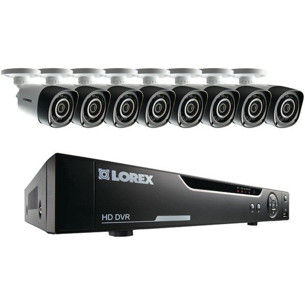 Lorex Lhv10162tc8 16-channel 720p Hd Security System With Eight 720p Hd Cameras