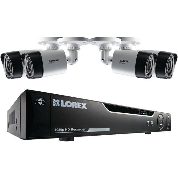 Lorex Lhv21041tc4 4-channel Mpx 1080p Hd 1tb Dvr With 4 Weatherproof Ir Cameras