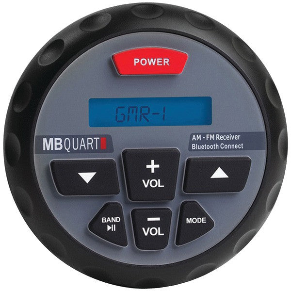 Mb Quart Gmr-1 Nautic Series Gmr In-dash Bluetooth-enabled Gauge Mount Radio (gmr-1)