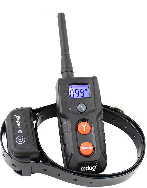 Mdog2 Md2-916 300 Yard Remote Rechargeable Waterproof Remote Training Collar With Tone, Vibration, And Static Shock