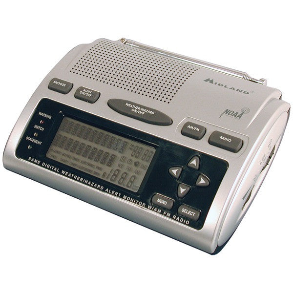 Midland Wr-300 Deluxe Same Weather Alert/all-hazard Radio With Am/fm Radio