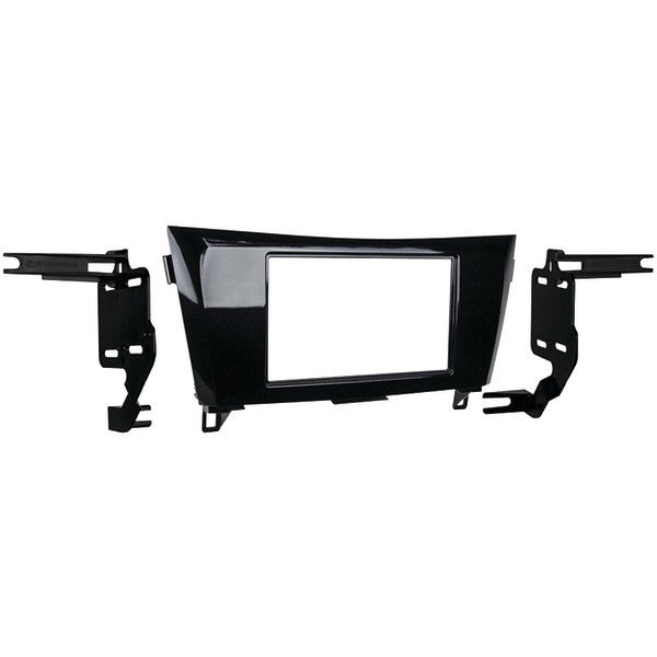 Metra 95-7622hg 2014 & Up Nissan Rogue Double-din Installation Kit, High Gloss Metallic Black