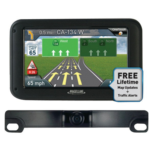 Magellan Rm5255sgbuc Roadmate 5255t-lm 5" Gps Device With Backup Camera & Free Lifetime Maps & Traffic Updates