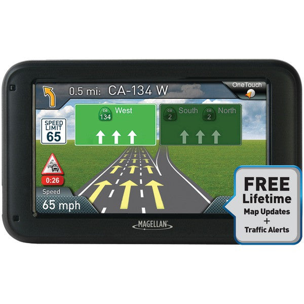 Magellan Rm5330sgluc Roadmate 5330t-lm 5" Gps Device With Free Lifetime Maps & Traffic Updates