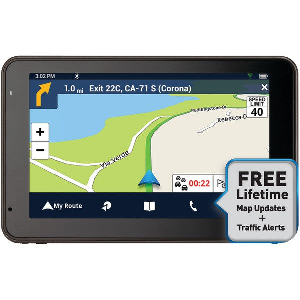 Magellan Rm5465sgluc Roadmate 5465t-lmb 5" Gps Device With Bluetooth & Free Lifetime Maps & Traffic Updates