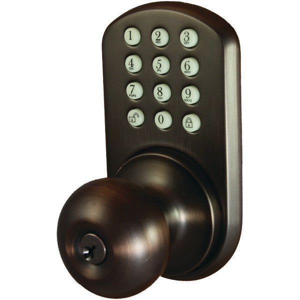 Morning Industry Inc. Hkk-01ob Touchpad Electronic Doorknob (oil Rubbed Bronze)
