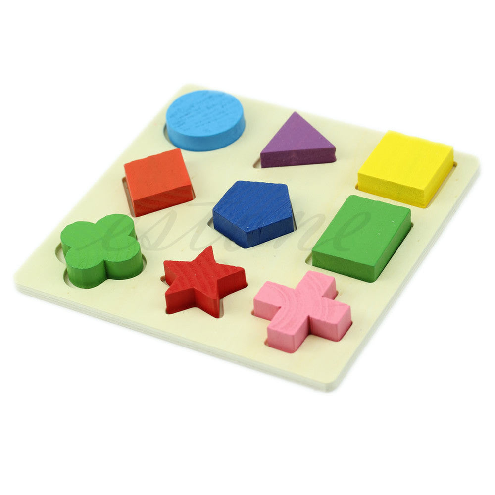 Merske Mk10054 Geometry Block Montessori Toy