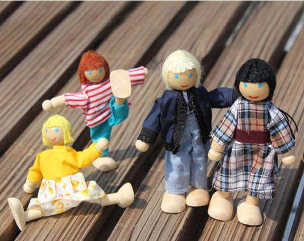 Merske Mk10088 Wooden Dolls House Furniture Miniature 4 Dolls