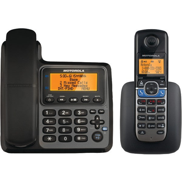 Motorola L702cbt Dect 6.0 Corded/cordless 2-handset Phone System With Bluetooth Link