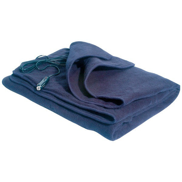 Maxsa Innovations 20013 Comfy Cruise Heated Travel Blanket (navy Blue)