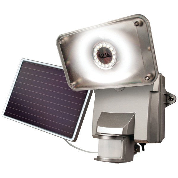 Maxsa Innovations 44640 Motion-activated Solar Led Security Flood Light (silver)