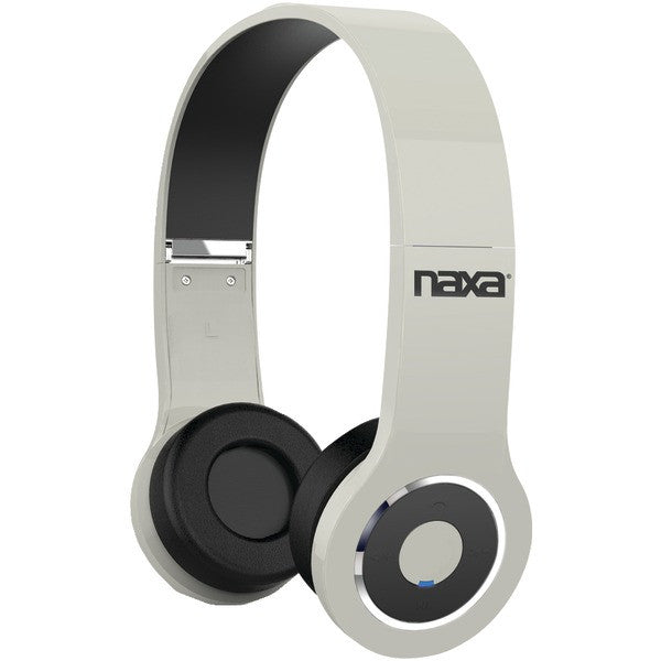 Naxa Ne-932 Wh Bluetooth Headphones With Microphone (white)