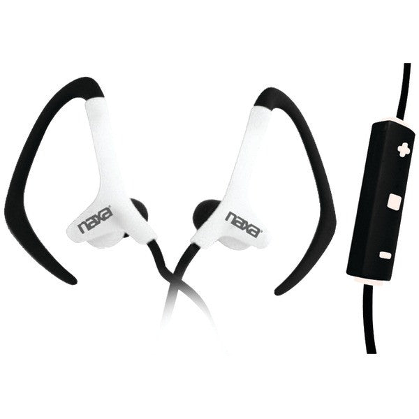 Naxa Ne-936w Neurale Sport Earphones With Microphone (white)